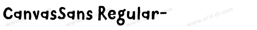 CanvasSans Regular字体转换 CanvasSans Regular字体转换